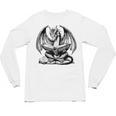 Dragon Reading Book Bookworm Books Dragon Lover Learning Unisex Long Sleeve T-Shirt