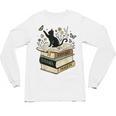 Fantasy Drama Tragedy Cat Book Lover Reading Humor Unisex Long Sleeve T-Shirt Fantasy Drama Tragedy Cat Book Lover Reading Humor Unisex Long Sleeve T-Shirt