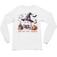 Ghost Reading Book Coquette Bow Halloween Girl Toddler Kid Premium Unisex Long Sleeve T-Shirt