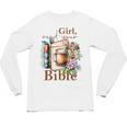 Girl Read Your Bible Christian Faith Jesus Book Unisex Long Sleeve T-Shirt