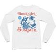 Girl Reading Book Summer Beach Vacation For Book Lover Unisex Long Sleeve T-Shirt