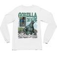 Godzilla Ocean Scene Comic Book Illustration Movie Monster Unisex Long Sleeve T-Shirt