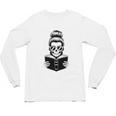 Good Girls Read Bad Books Skeleton Unisex Long Sleeve T-Shirt Good Girls Read Bad Books Skeleton Unisex Long Sleeve T-Shirt