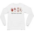 Goose Forget Flowers Buy Me Books Unisex Long Sleeve T-Shirt