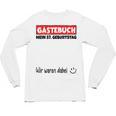Guest Book Wir Waren Dabei Mein 57 Geburtstag German Unisex Long Sleeve T-Shirt