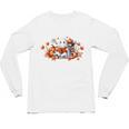 Halloween Book Lover Ghost Witch Books & Pumpkins Unisex Long Sleeve T-Shirt