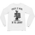 Halloween Skeleton Pun Book Lover Library Joke Unisex Long Sleeve T-Shirt