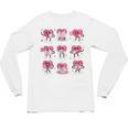 Heart Reading Books Valentine Teacher Boy Girl Book Lover Unisex Long Sleeve T-Shirt
