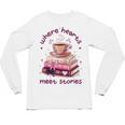 Where Hearts Groovy Meet Stories Coffee Books Valentines Day Unisex Long Sleeve T-Shirt Where Hearts Groovy Meet Stories Coffee Books Valentines Day Unisex Long Sleeve T-Shirt
