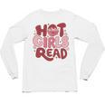 Hot Girls Read Book Lover Feminist Reader Premium Tri-Blend Unisex Long Sleeve T-Shirt