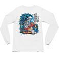Hot Tea & Spicy Books Skeleton Reader Unisex Long Sleeve T-Shirt