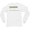 Humankind One Star Introvert People Rating Unisex Long Sleeve T-Shirt