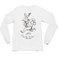 I'm Late I'm Late Rabbit From Alice Wonderland Book Unisex Long Sleeve T-Shirt