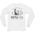 Introverted But Willing To Discuss Cats And Books Unisex Long Sleeve T-Shirt Introverted But Willing To Discuss Cats And Books Unisex Long Sleeve T-Shirt