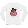 Just A Girl Who Loves Books Cute African American Afro Unisex Long Sleeve T-Shirt Just A Girl Who Loves Books Cute African American Afro Unisex Long Sleeve T-Shirt