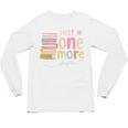 Just One More Chapter Artistic Pastel Book Lover Vibe Unisex Long Sleeve T-Shirt