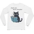 Just One More Chapter Bookworm Cat Book Lover Unisex Long Sleeve T-Shirt Just One More Chapter Bookworm Cat Book Lover Unisex Long Sleeve T-Shirt