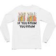 If You Know You Know 6 7 Reading Books Merry Christmas Unisex Long Sleeve T-Shirt