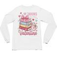 Librarian Books Are My Valentine Teacher Valentines Teach Unisex Long Sleeve T-Shirt