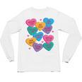 Librarian Shirt Valentines Book Worm Reading Tshirt Premium Tri-Blend Unisex Long Sleeve T-Shirt