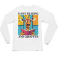 Love Reading And Giraffes Cute Giraffe Reading Book Lovers Unisex Long Sleeve T-Shirt Love Reading And Giraffes Cute Giraffe Reading Book Lovers Unisex Long Sleeve T-Shirt