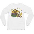 Mardi Gras Book Lover Reading Reader Men Women Kids Unisex Long Sleeve T-Shirt
