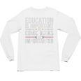 Who Needs Education Comic Books Are Importanter Premium Tri-Blend Unisex Long Sleeve T-Shirt
