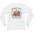North Pole Book-Club Hot Cocoa Served Daily Christmas Book Unisex Long Sleeve T-Shirt