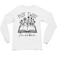 Plot Twist I'm Sober Women's Sobriety Book Reading Literary Unisex Long Sleeve T-Shirt
