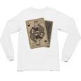 Queen Of Books Playing Card Aesthetic For Book Lovers Premium Tri-Blend Unisex Long Sleeve T-Shirt