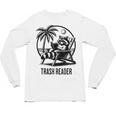 Raccoon Reading Books Summer Humor Trash Reader Unisex Long Sleeve T-Shirt Raccoon Reading Books Summer Humor Trash Reader Unisex Long Sleeve T-Shirt