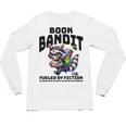 Racoon-Bookworm-Book Bandit-Fueled By Fiction Unisex Long Sleeve T-Shirt Racoon-Bookworm-Book Bandit-Fueled By Fiction Unisex Long Sleeve T-Shirt