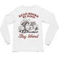 Read Books Be Kind Stay Weird Bookish Cowboy Reading Raccoon Unisex Long Sleeve T-Shirt Read Books Be Kind Stay Weird Bookish Cowboy Reading Raccoon Unisex Long Sleeve T-Shirt