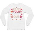 Read Your Heart Out Teacher Valentines Day Reading Book Love Unisex Long Sleeve T-Shirt