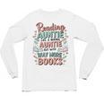 Reading Auntie Book Lover For Bookworm Aunt Unisex Long Sleeve T-Shirt