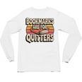 Reading Bookmarks Are For Quitters Reader Book Lovers Unisex Long Sleeve T-Shirt