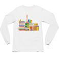 Reading Books Librarian Reader Nerd I'm Ok Teacher Unisex Long Sleeve T-Shirt