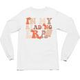 In My Reading Era Groovy Book Lovers Library Reading Women Unisex Long Sleeve T-Shirt