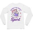 Reading Is My Favorite Sport Saying Quote Book Lovers Unisex Long Sleeve T-Shirt