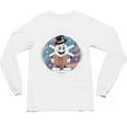 Reading Is Snow Much Fun Snowflake Top Hat Book Fan Winter Unisex Long Sleeve T-Shirt