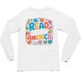 Reads Across Tee America Reading Teacher Books Reader Kids Unisex Long Sleeve T-Shirt Reads Across Tee America Reading Teacher Books Reader Kids Unisex Long Sleeve T-Shirt