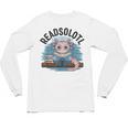 Readsolotl Book Lover Reading Axolotl Kids Reader Unisex Long Sleeve T-Shirt Readsolotl Book Lover Reading Axolotl Kids Reader Unisex Long Sleeve T-Shirt