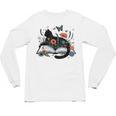 Retro Cute Cat Floral Book Librarian Vintage Floral Cat Book Unisex Long Sleeve T-Shirt Retro Cute Cat Floral Book Librarian Vintage Floral Cat Book Unisex Long Sleeve T-Shirt