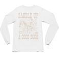 Saddle Up With a Good Book Cowgirl Western Women Vintage Unisex Long Sleeve T-Shirt Saddle Up With a Good Book Cowgirl Western Women Vintage Unisex Long Sleeve T-Shirt