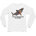 Shark Costume Teens Books Nerds Shark Stuffed Animal Sharks Unisex Long Sleeve T-Shirt