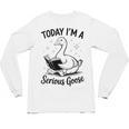 Today I'm A Serious Goose Animal Reading Book Lovers Unisex Long Sleeve T-Shirt Today I'm A Serious Goose Animal Reading Book Lovers Unisex Long Sleeve T-Shirt