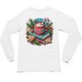 Vintage Cozy Winter Hot Cocoa Books Gingerbread Book Lovers Unisex Long Sleeve T-Shirt Vintage Cozy Winter Hot Cocoa Books Gingerbread Book Lovers Unisex Long Sleeve T-Shirt