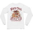Vintage Retro North Pole Book Club Hot Cocoa Unisex Long Sleeve T-Shirt Vintage Retro North Pole Book Club Hot Cocoa Unisex Long Sleeve T-Shirt