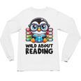 Wild About Reading Book Lover Penguin Unisex Long Sleeve T-Shirt