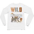 Wild About Reading Book Reader Book Nerd Book Reading Lover Premium Tri-Blend Unisex Long Sleeve T-Shirt